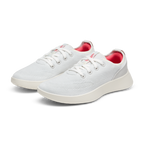 Women's Tree Runner Go - Blizzard/Vivid Red (Natural White Sole)