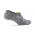 Anytime No Show Sock - Natural Grey Heather/Light Grey