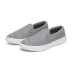 Women's Canvas Cruiser Slip On - Deep Navy Stripes (Blizzard Sole)