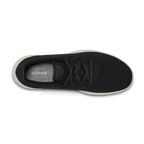 Women's Wool Runner - True Black (Cream Sole)